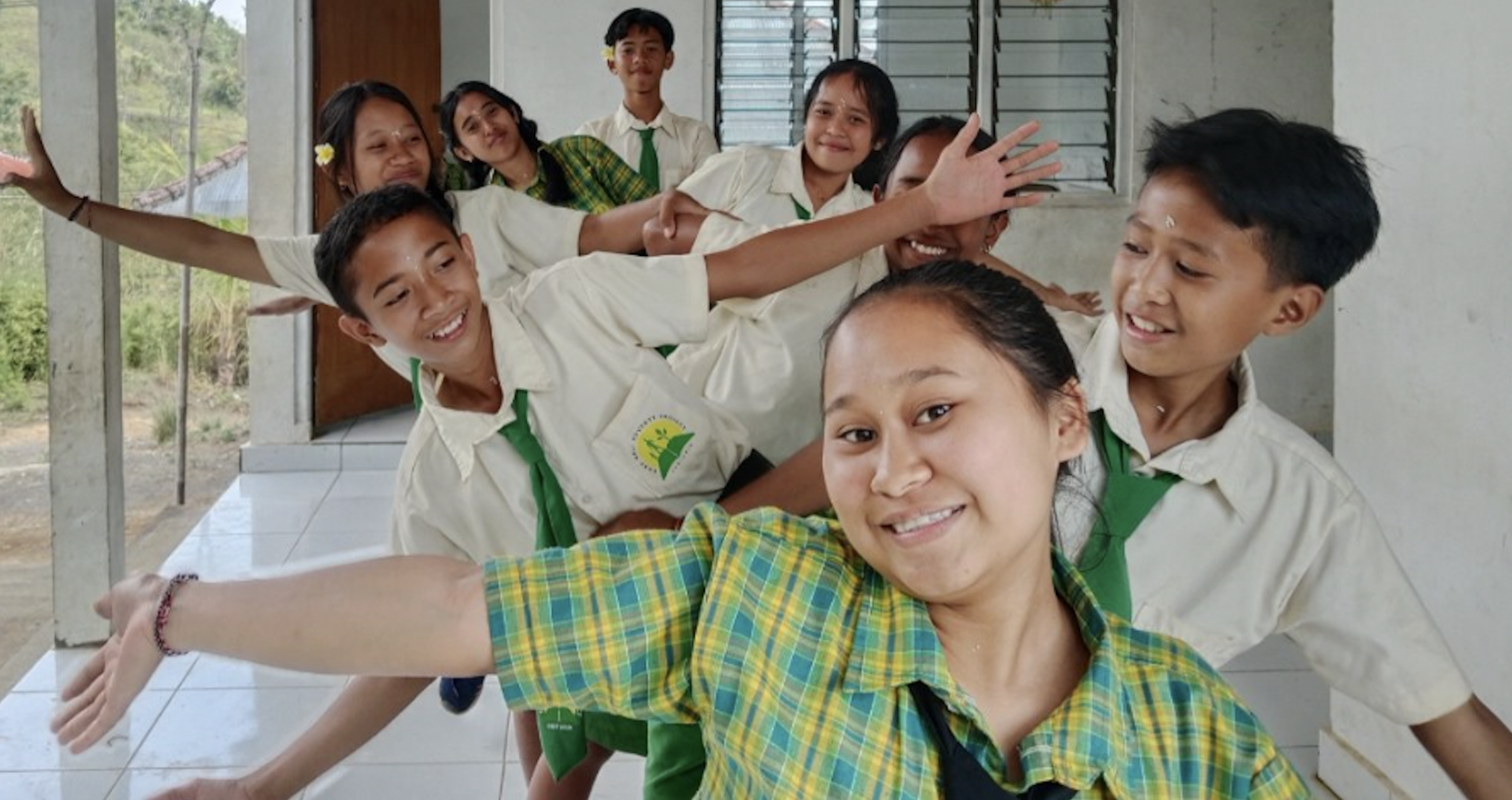 A group of people at a table